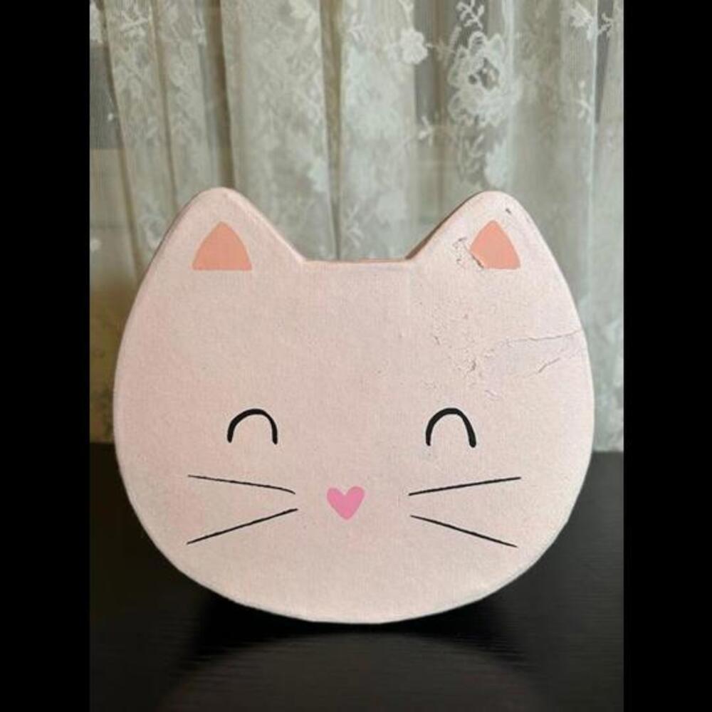 Adorable Pink Cat Shaped Storage/Gift Box